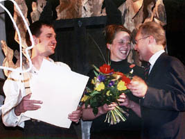 Peter Heel, 2003 Verleihung des Memminger Kulturpreises durch Oberbrgermeister Dr. Ivo Holzinger